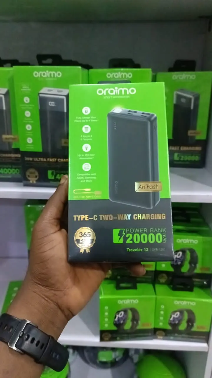 Oraimo 20,000 Amh Power bank