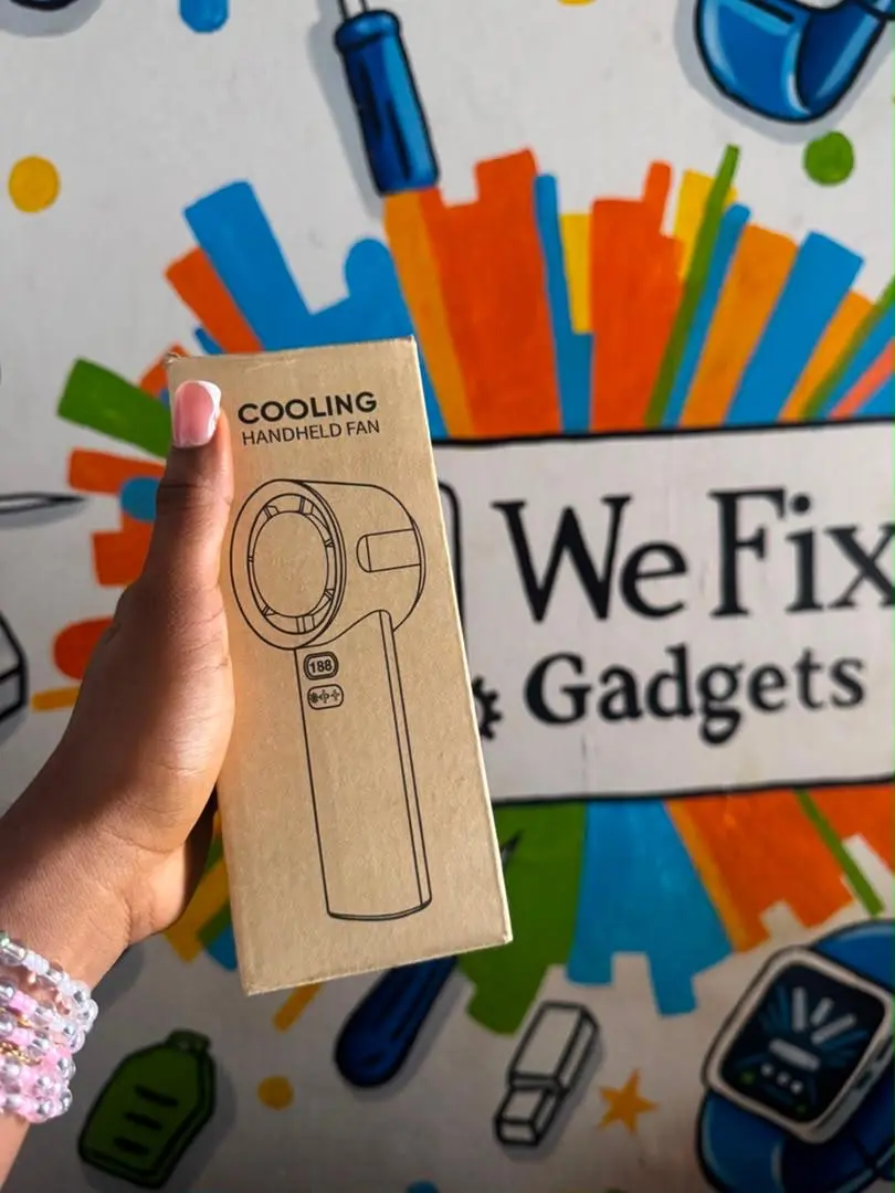 Handheld rechargeable fan